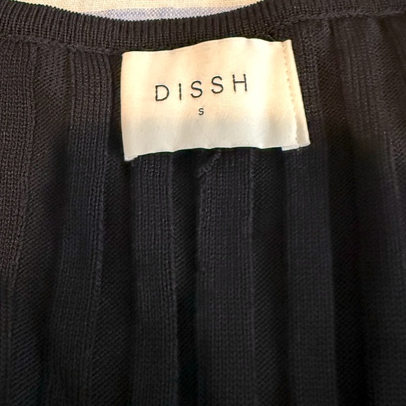 DISSH Reign sleeved knit midi dress, black, S - Picture 6 of 6